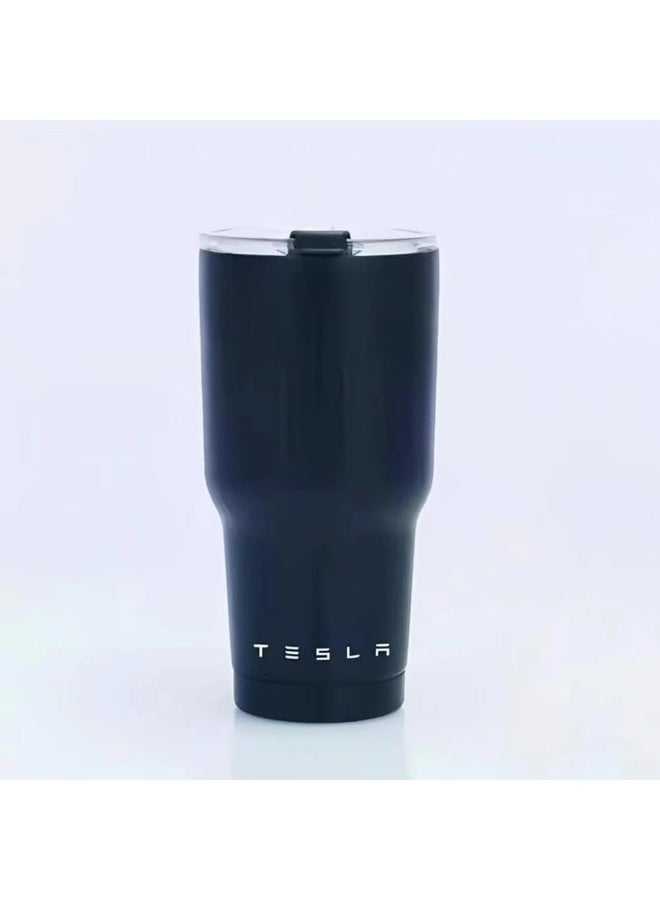 Tesla Travel Mug for Tesla Model 3 XYS Travel Mug Hot or Cold Coffee or Tea Personalized Car Water Cup - Image 1